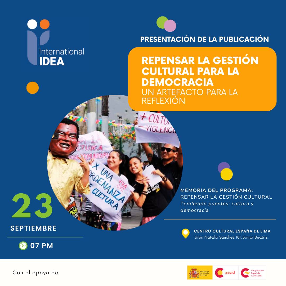 REPENSAR LA GESTIÓN CULTURAL PARA LA DEMOCRACIA