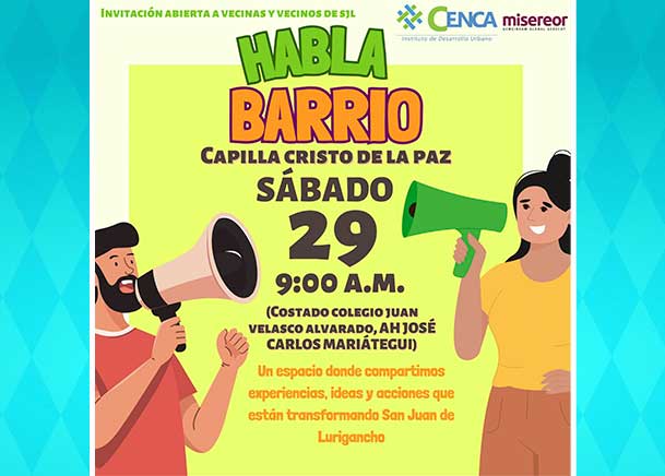 PASANTÍA: HABLA BARRIO